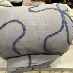 Urban Outfitters Blue Textured Comforter